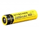 NITECORE 3.7V 9.6Wh 2600mAH 18650 Rechargeable Li-ion Battery
