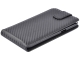 Black PU Leather Moble Phone Bag Protective Case For iPhone 5