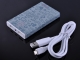 Enjoys Vogue Ev8K Gray Portable 8200mAh Mobile Power Bank