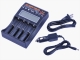 HESENY 4 Slot Digital Displays Intelligent Charging Battery Charger